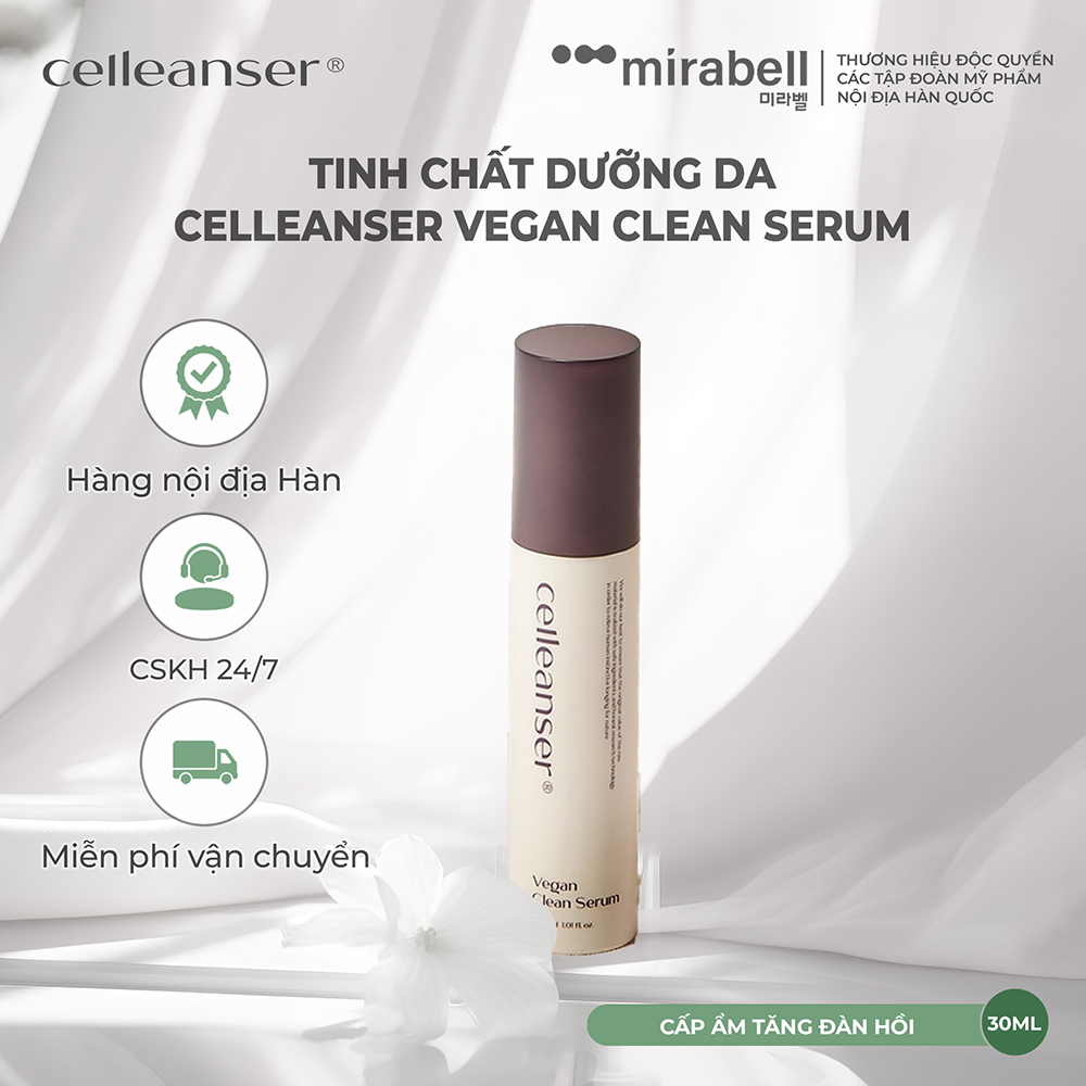 Tinh chất dưỡng da Celleanser Vegan Clean Serum
