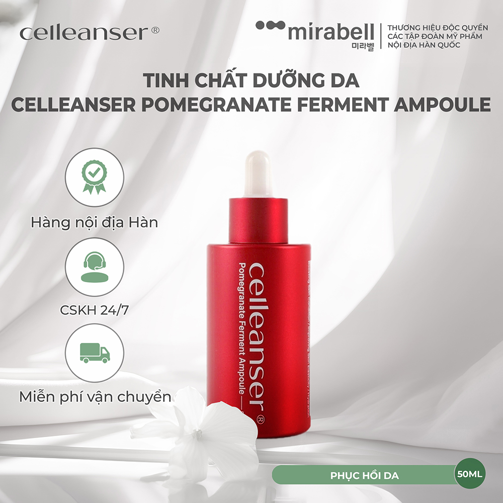 Tinh chất dưỡng da Celleanser Pomegranate Ferment Ampoule