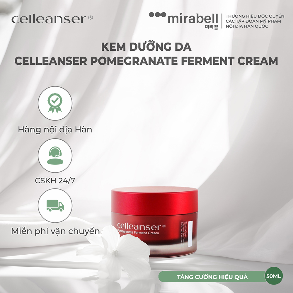 Kem dưỡng da Celleanser Pomegranate Ferment Cream