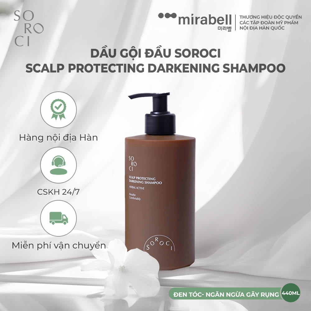 Dầu gội đầu Soroci Scalp Protecting Darkening Shampoo