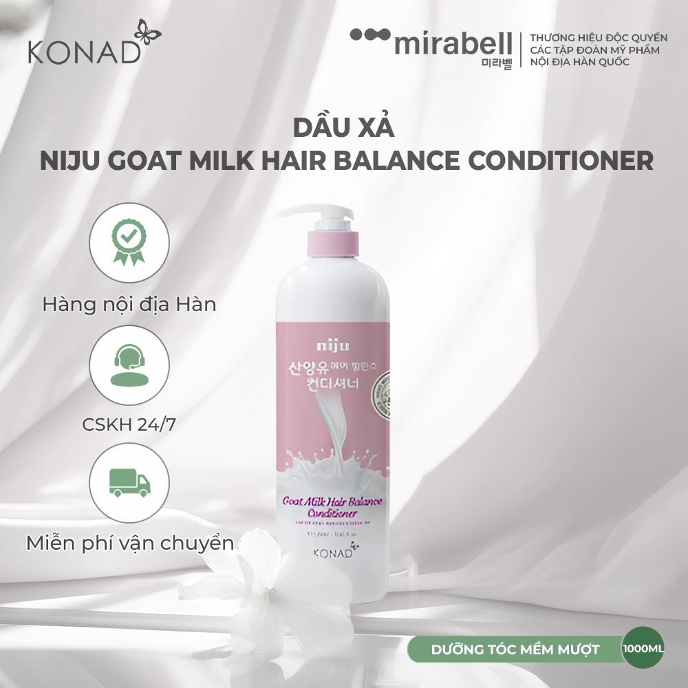 Dầu xả Niju Goat Milk Hair Balance Conditioner