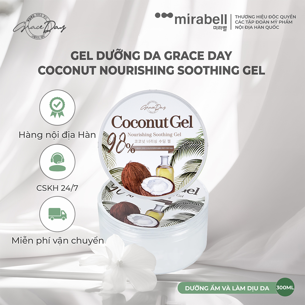 Gel dưỡng da Grace Day Coconut Nourishing Soothing Gel
