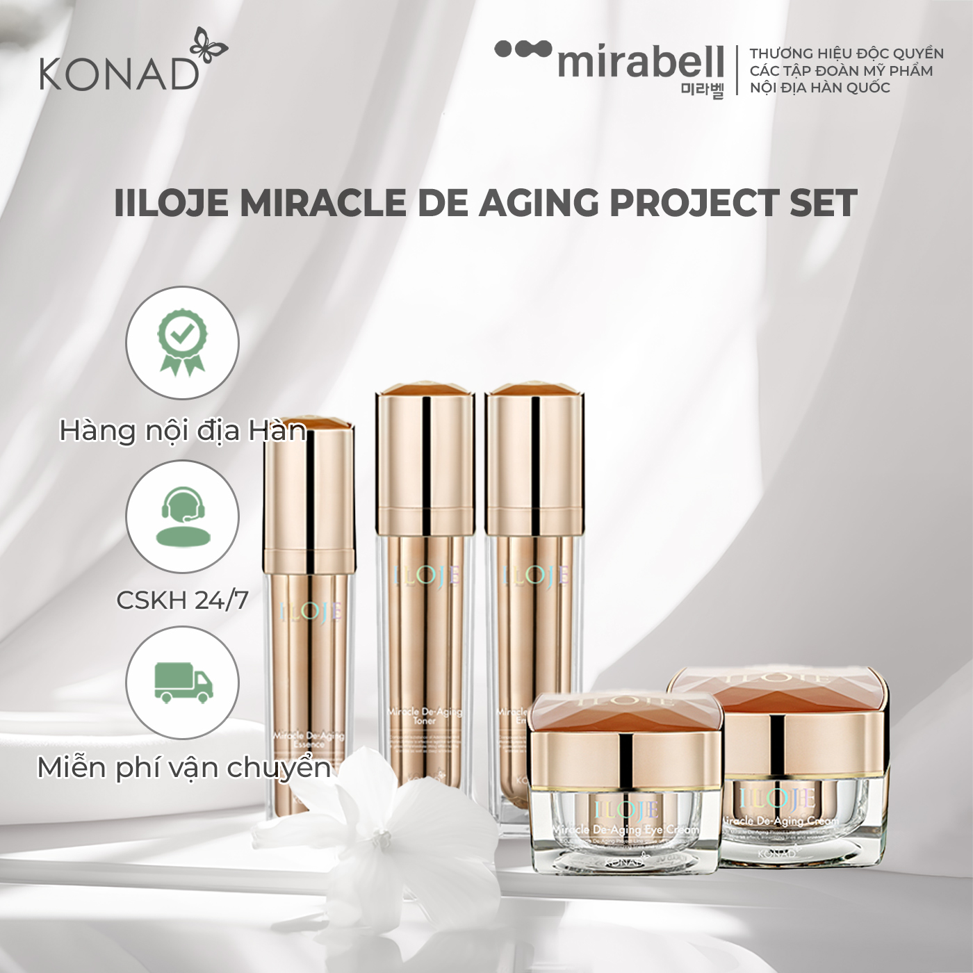 ILOJE MIRACLE DE AGING PROJECT SET