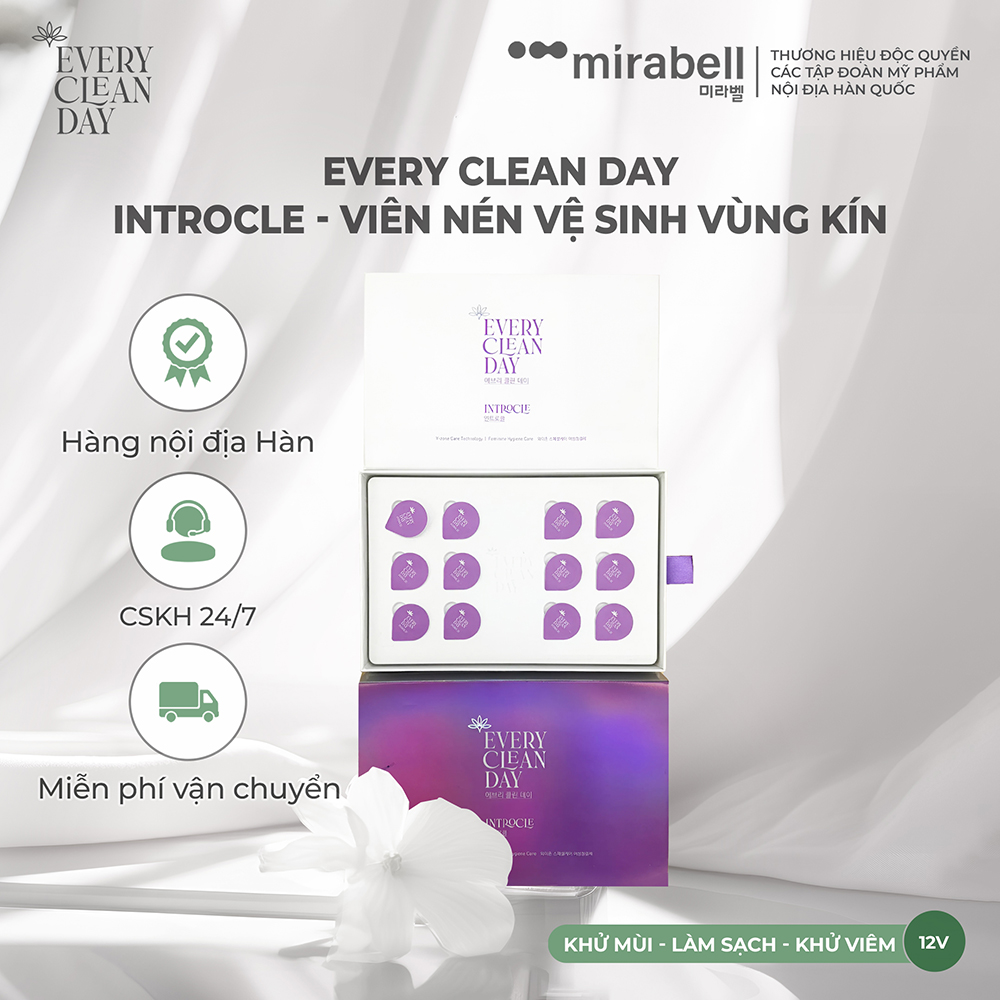 Introcle - Viên nén vệ sinh vùng kín