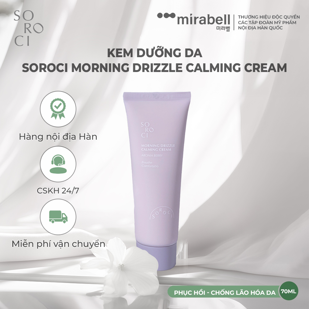 Kem dưỡng da Soroci Morning Drizzle Calming Cream