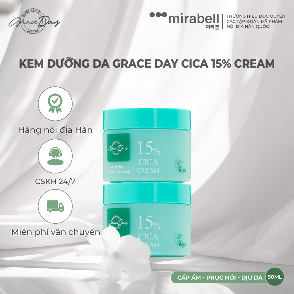 Kem dưỡng da Grace Day Cica 15% Cream