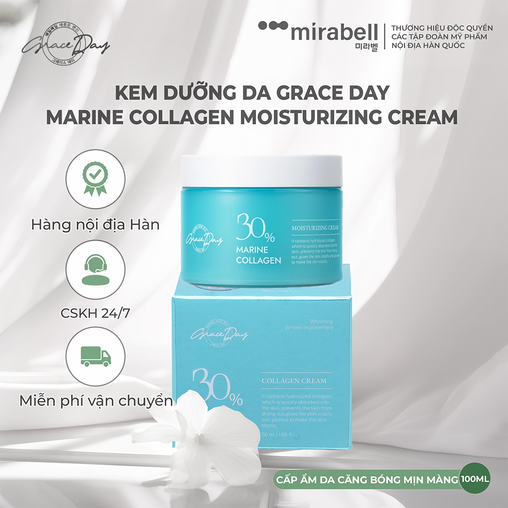 Kem dưỡng da Grace Day Marine Collagen Moisturizing Cream