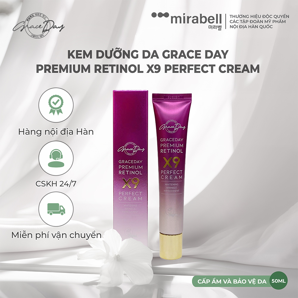 Kem dưỡng da Grace Day Premium Retinol X9 Perfect Cream