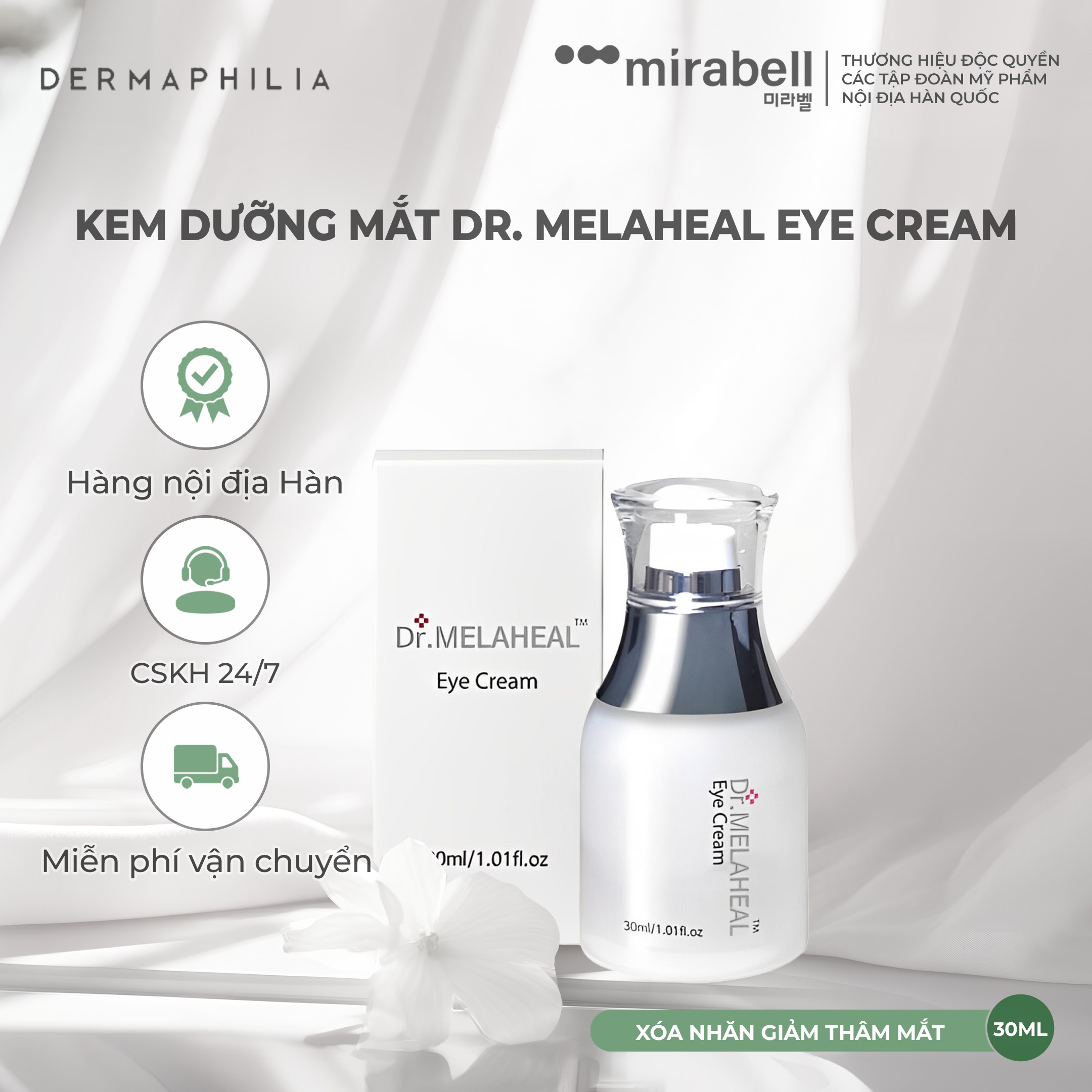 Kem dưỡng mắt Dr. Melaheal Eye Cream