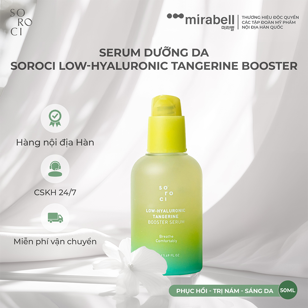 Tinh chất dưỡng da Soroci Low-Hyaluronic Tangerine Booster Serum