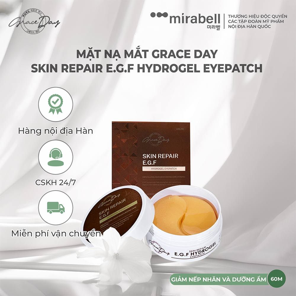 Mặt nạ mắt Grace Day Skin Repair E.G.F Hydrogel Eyepatch