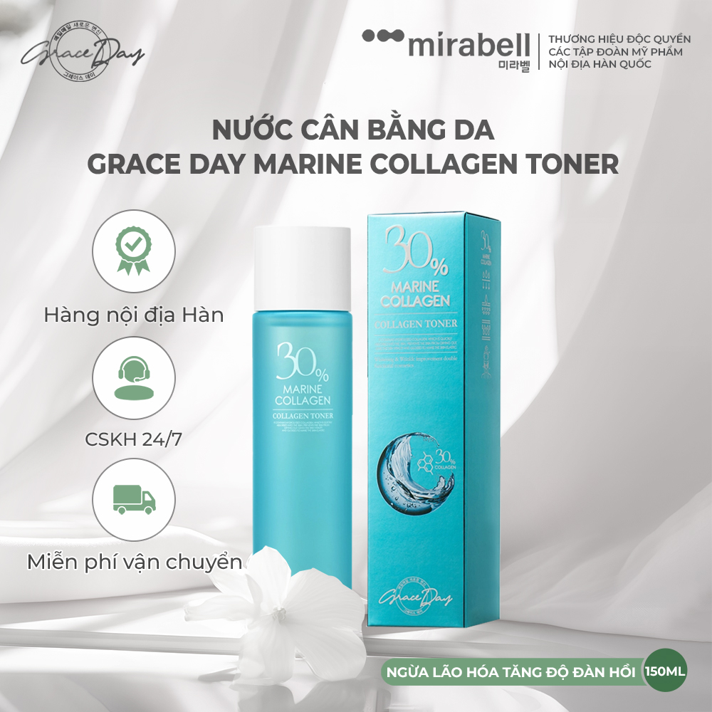 Nước cân bằng da Grace Day Marine Collagen Toner