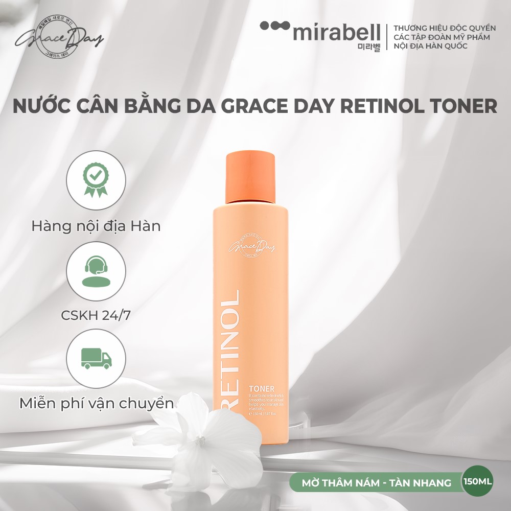 Nước cân bằng da Grace Day Retinol Toner