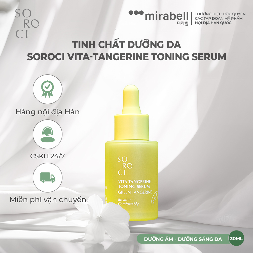 Tinh chất dưỡng da Soroci Vita-Tangerine Toning Serum
