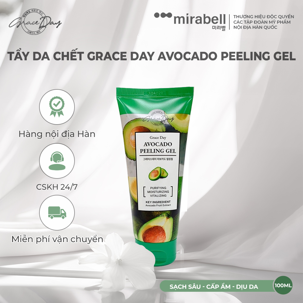 Tẩy da chết Grace Day Avocado Peeling Gel