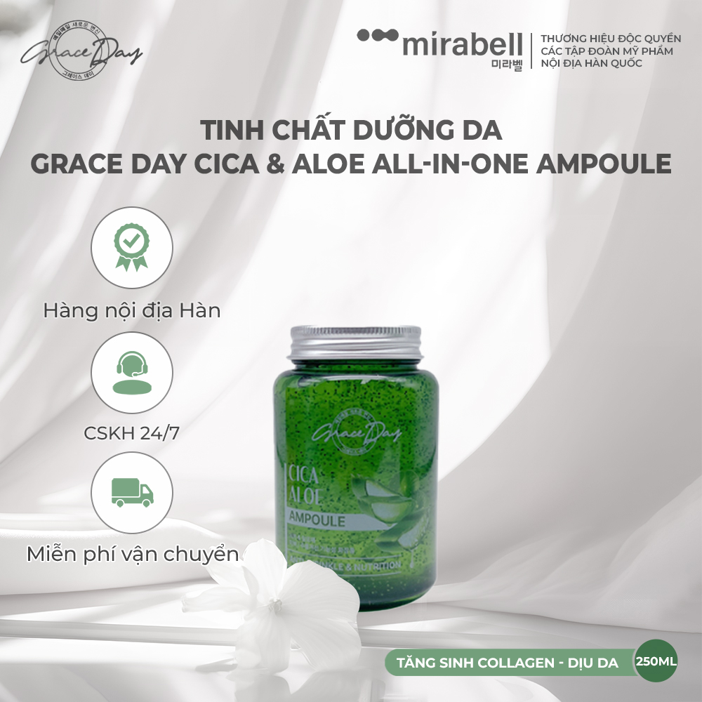 Tinh chất dưỡng da Grace Day Cica & Aloe All-in-One Ampoule
