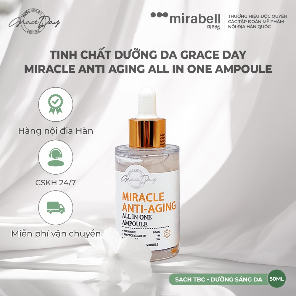Tinh chất dưỡng da Grace Day Miracle Anti Aging All In One Ampoule