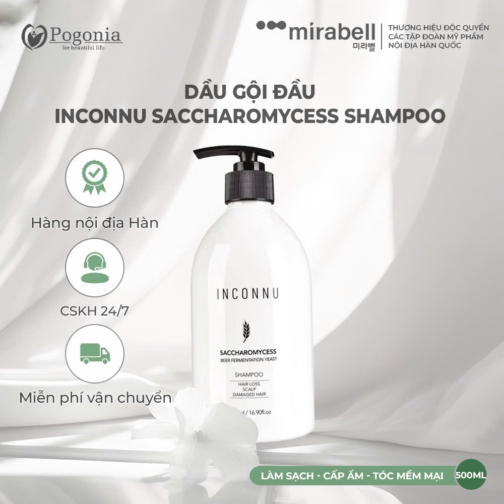 Dầu gội đầu Inconnu Saccharomycess Shampoo