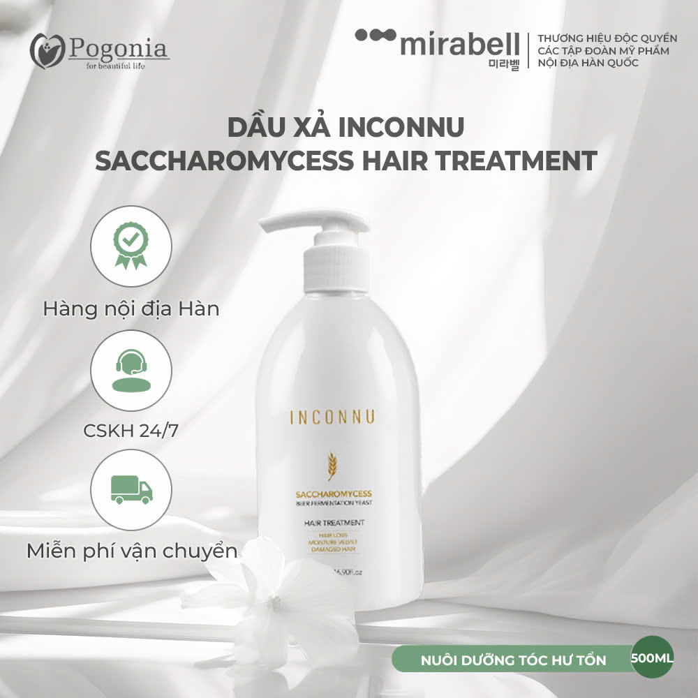 Dầu xả Inconnu Saccharomycess Hair Treatment