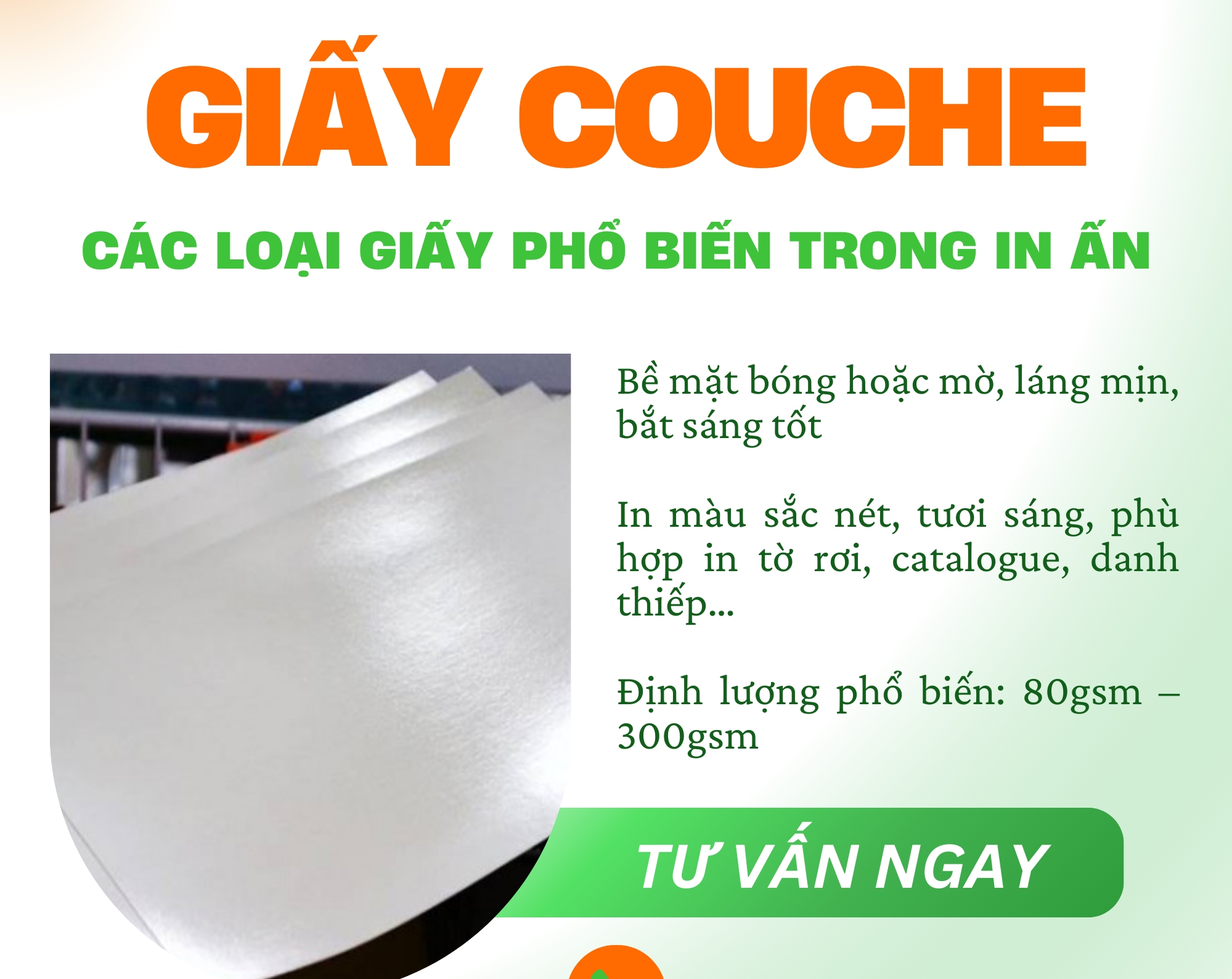 Giấy Couche Là Gì? Cẩm Nang Chi Tiết Về Đặc Điểm Kỹ Thuật, Ứng Dụng và Gia Công Chuẩn Trong In Ấn