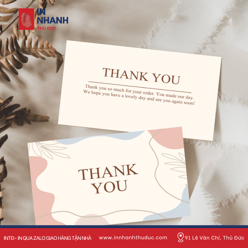 Lợi Ích Của Việc Sử Dụng Thank You Card Để Tri Ân Khách Hàng