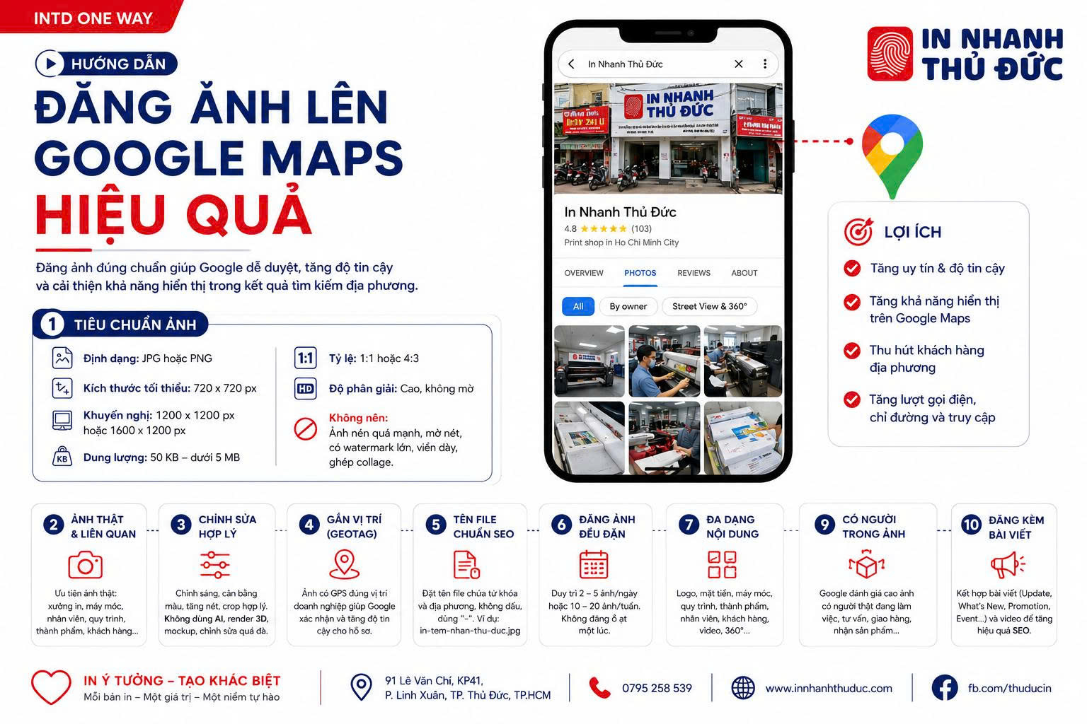 Cách Đăng Ảnh Lên Google Maps (Google Business Profile) Chuẩn SEO Địa Phương
