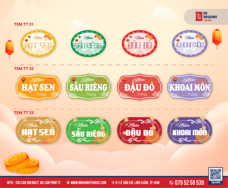 Tổng hợp các Mẫu Tem Trung Thu Hot Nhất 2025