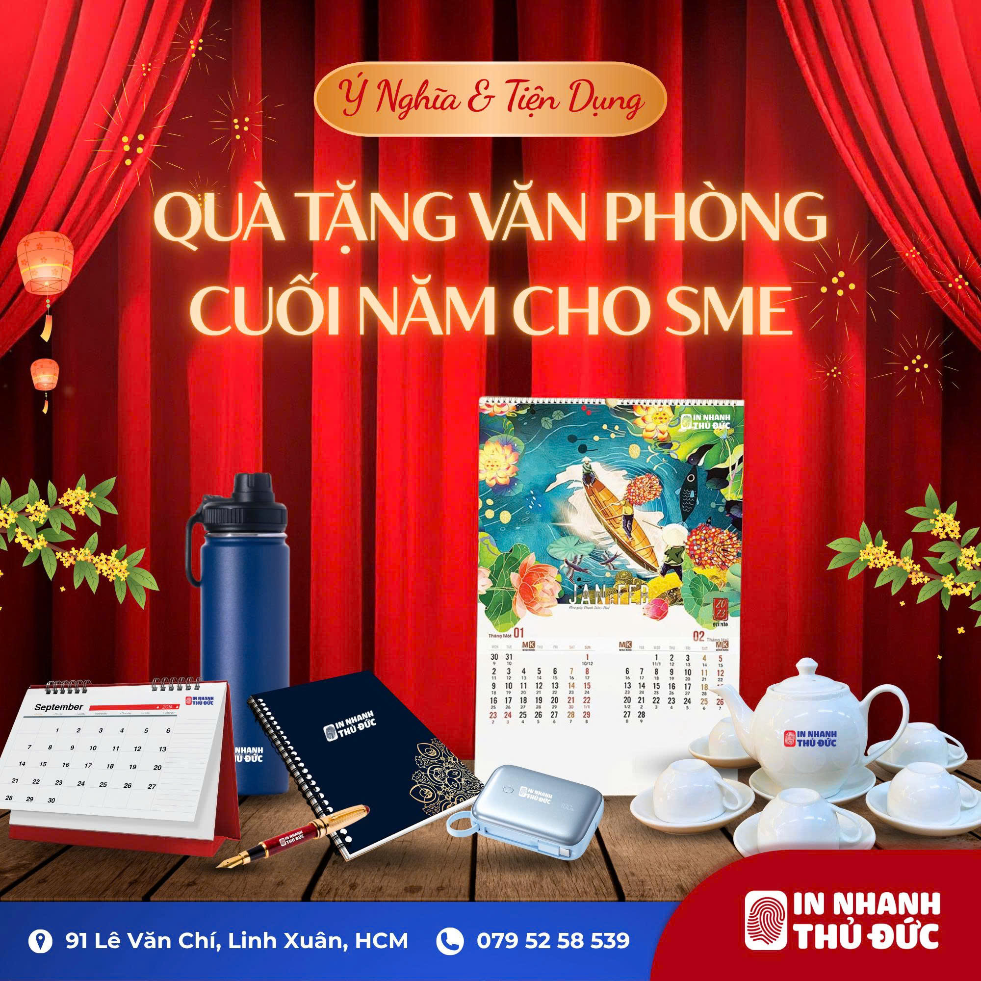 Quà Tặng Văn Phòng Cuối Năm Cho Doanh Nghiệp Vừa và Nhỏ | Lịch & Sổ Tay In Logo!