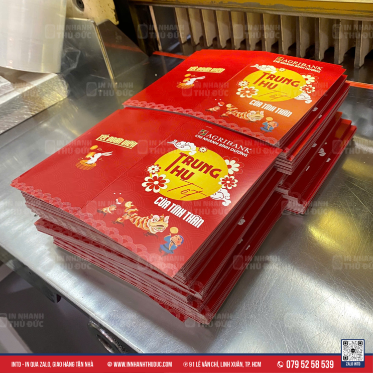 Thiệp chúc Trung Thu Agribank - tone đỏ