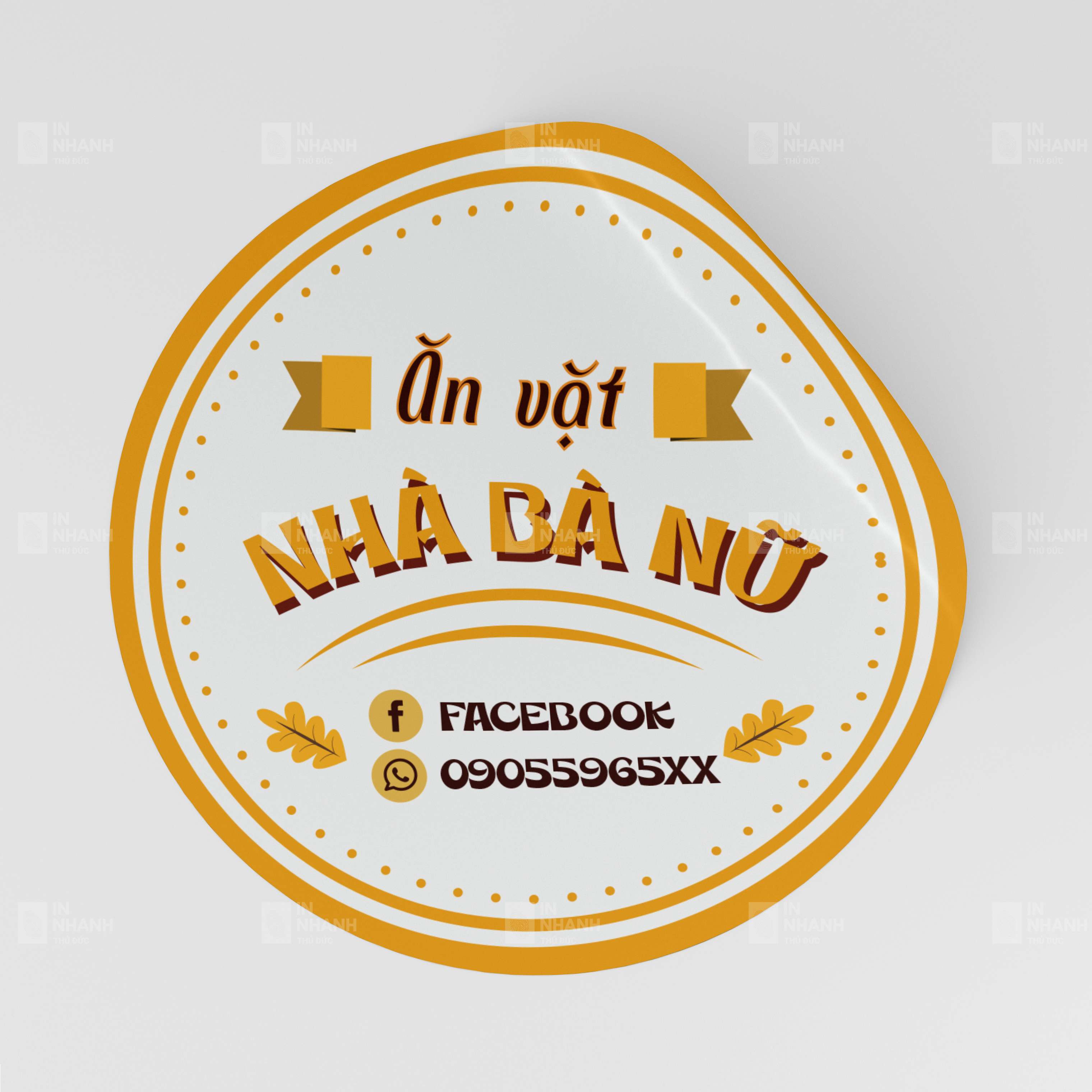 Mẫu tem tròn