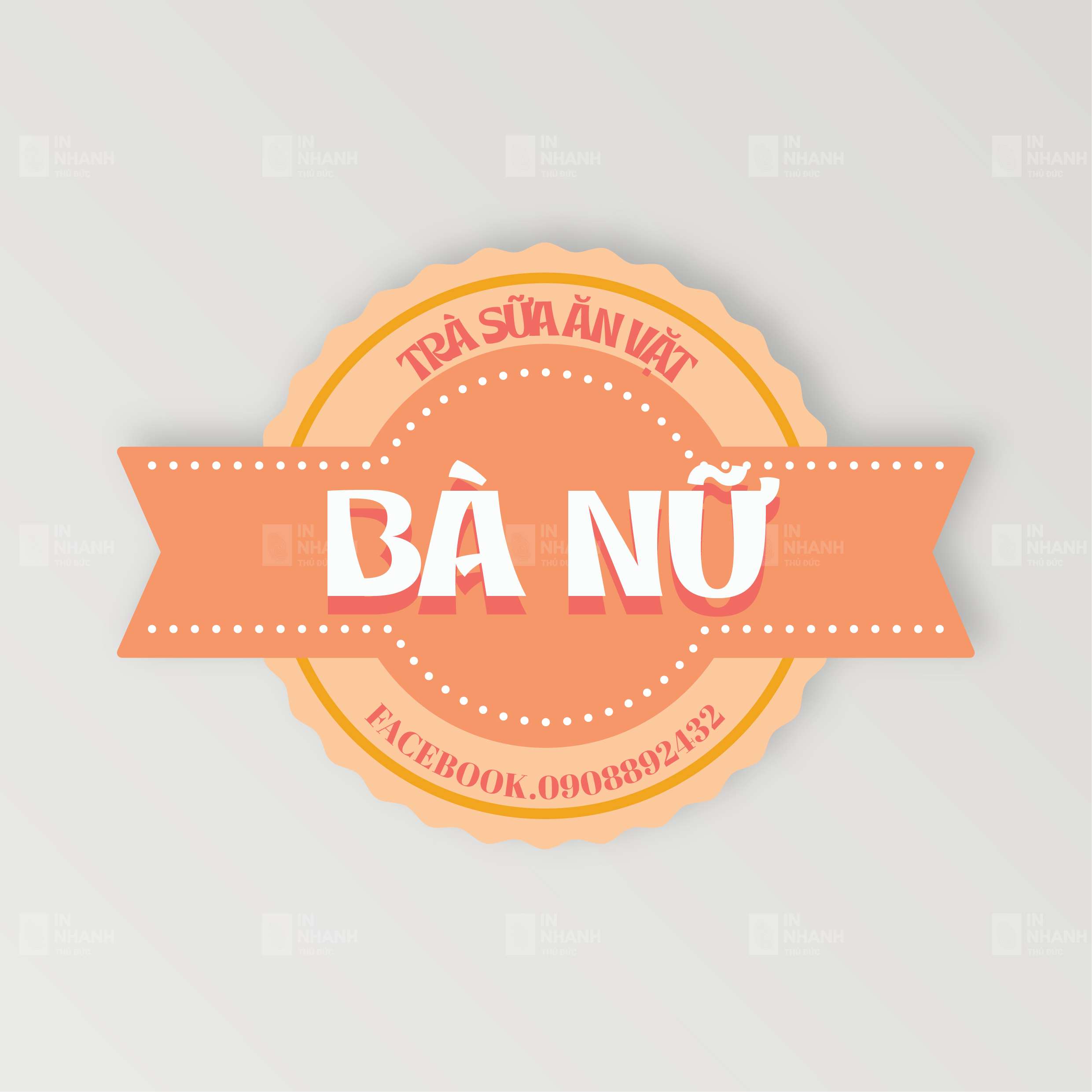 Mẫu tem tròn