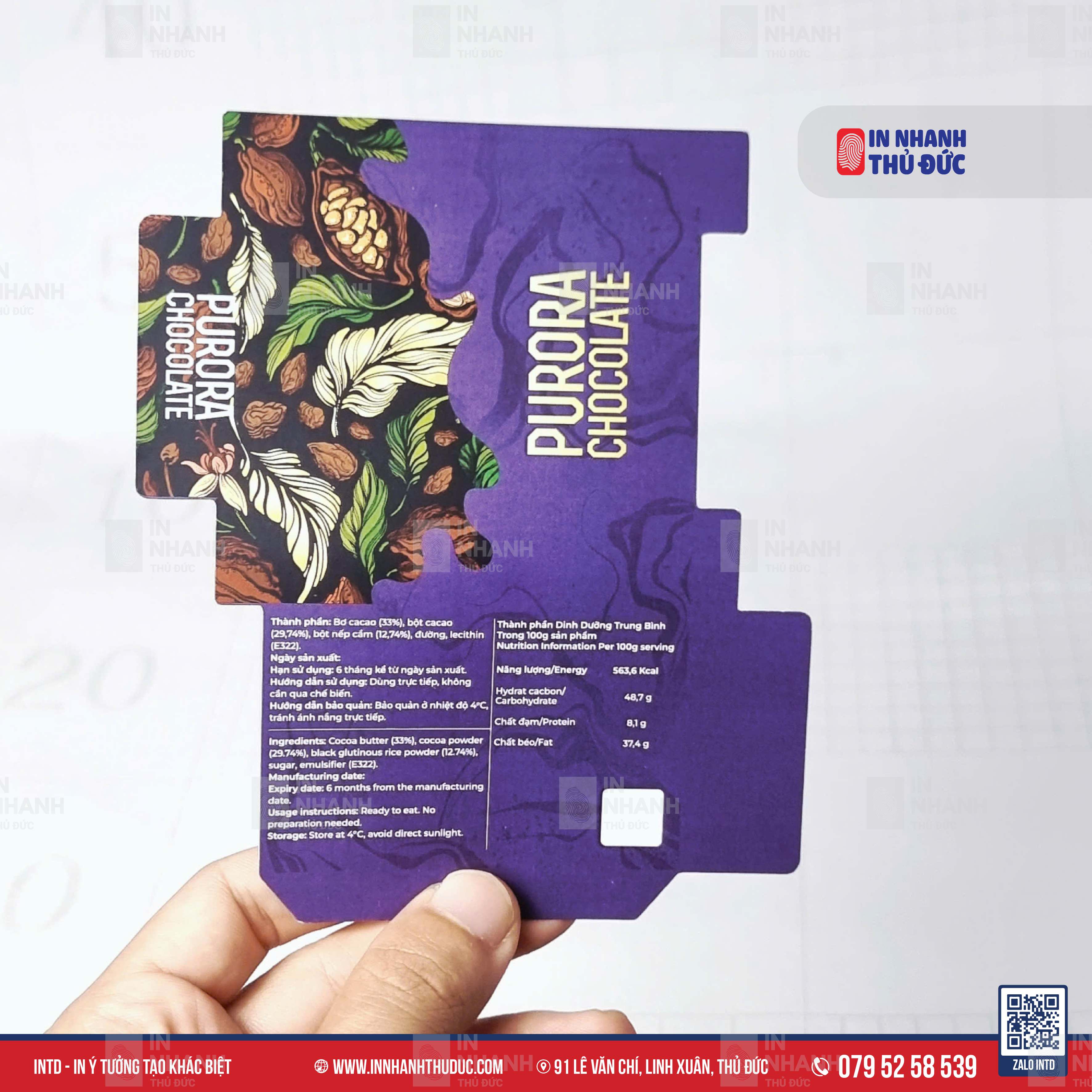 In hộp giấy số lượng ít - In Nhanh Thủ Đức