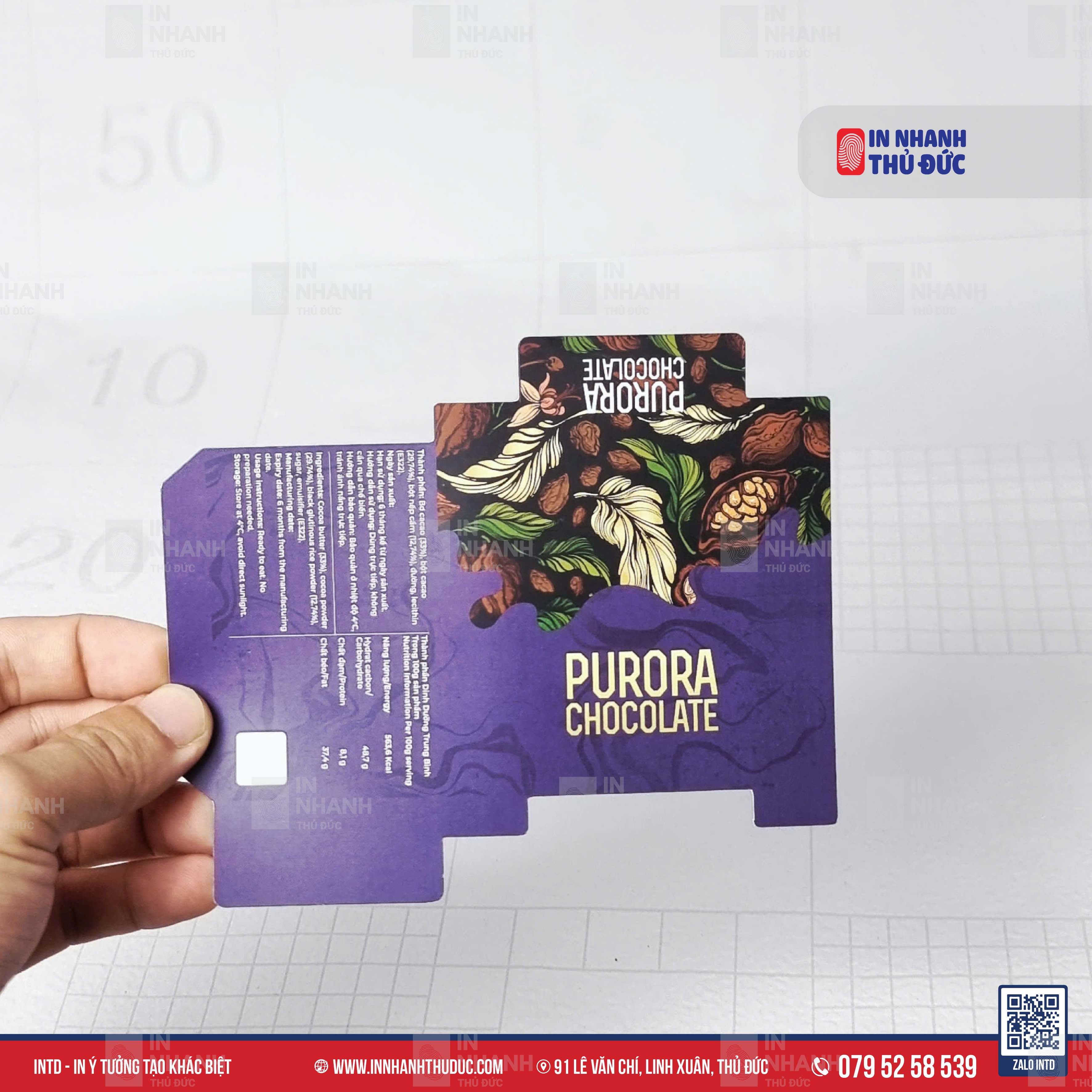 In hộp giấy số lượng ít - In Nhanh Thủ Đức