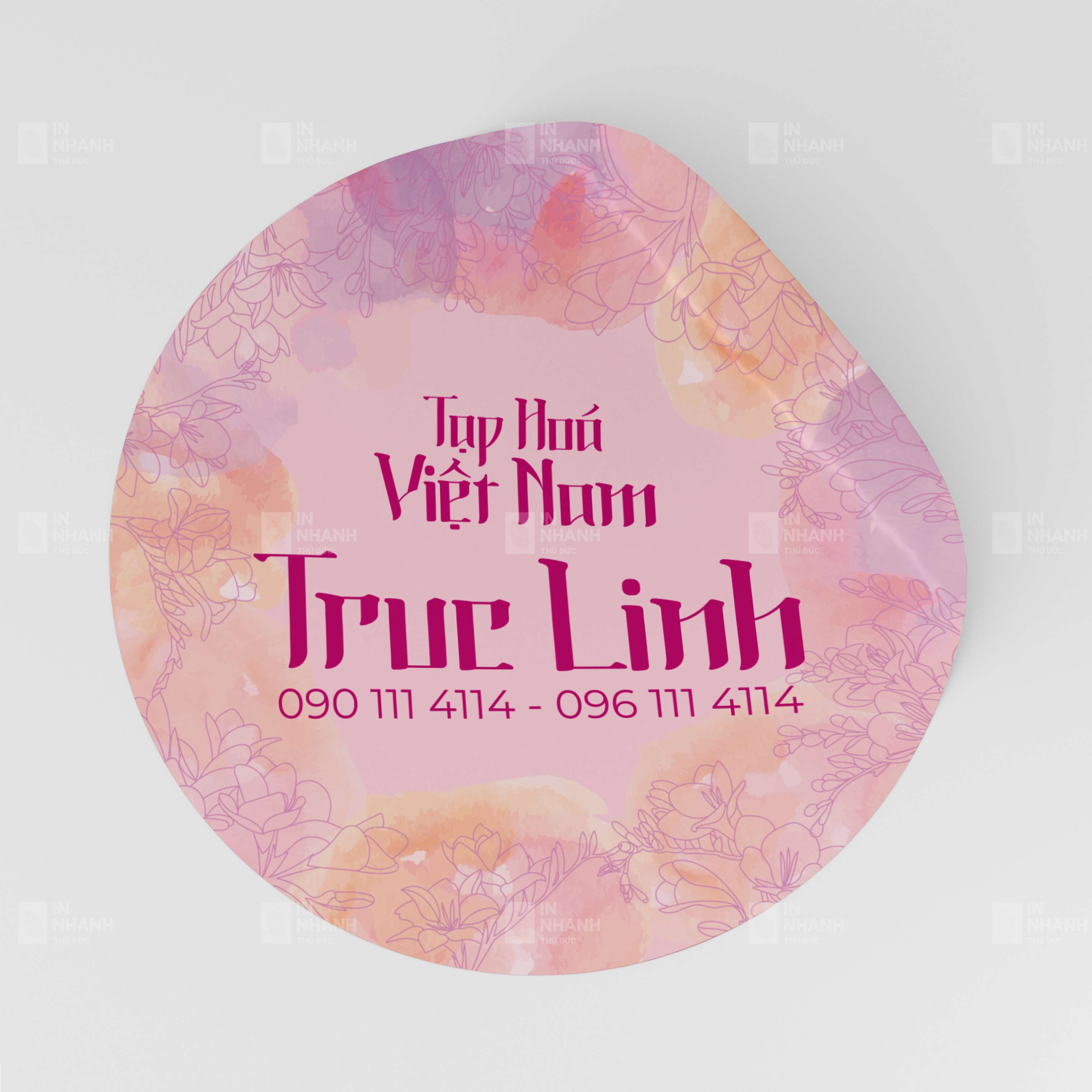 Mẫu tem tròn