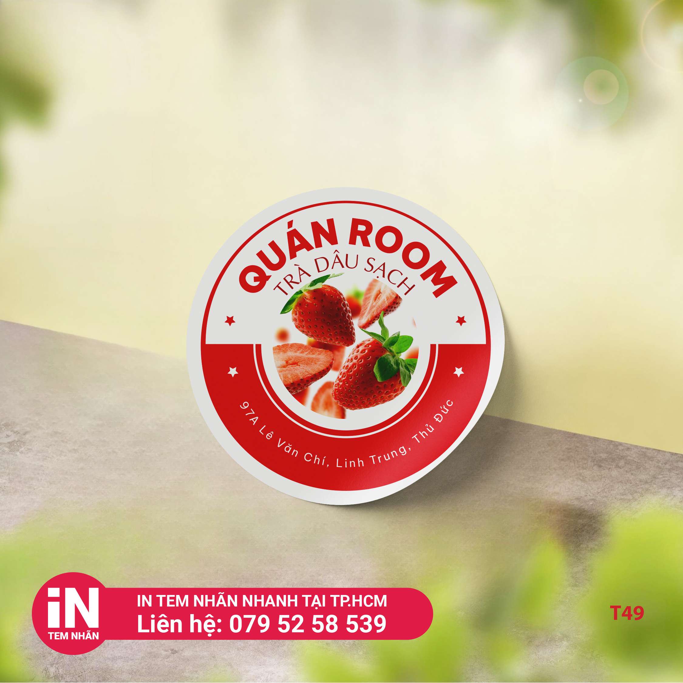 Mẫu tem tròn