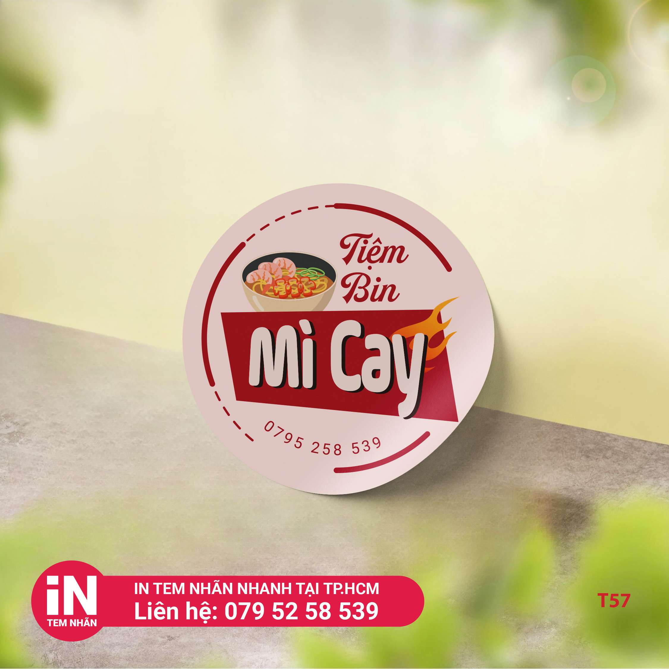 Mẫu tem tròn
