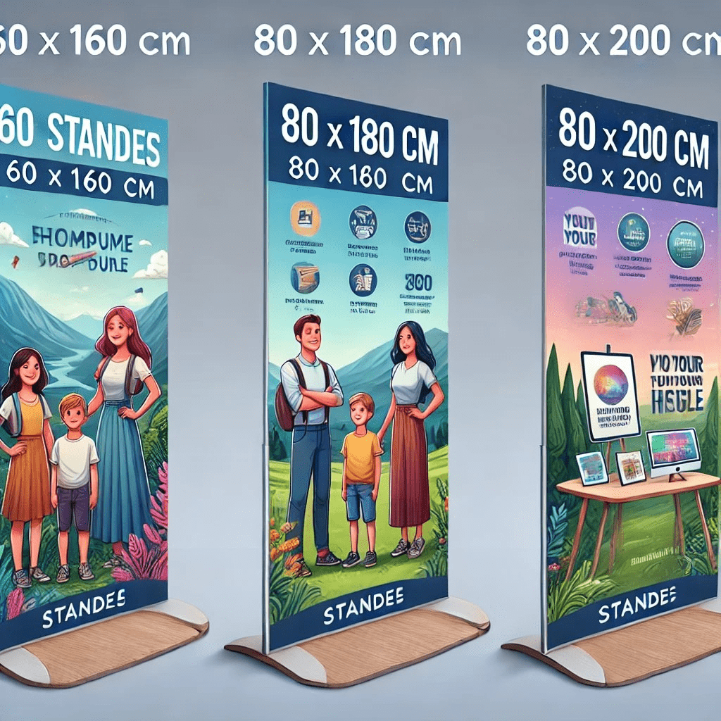 kích thước standee - in nhanh thủ đức