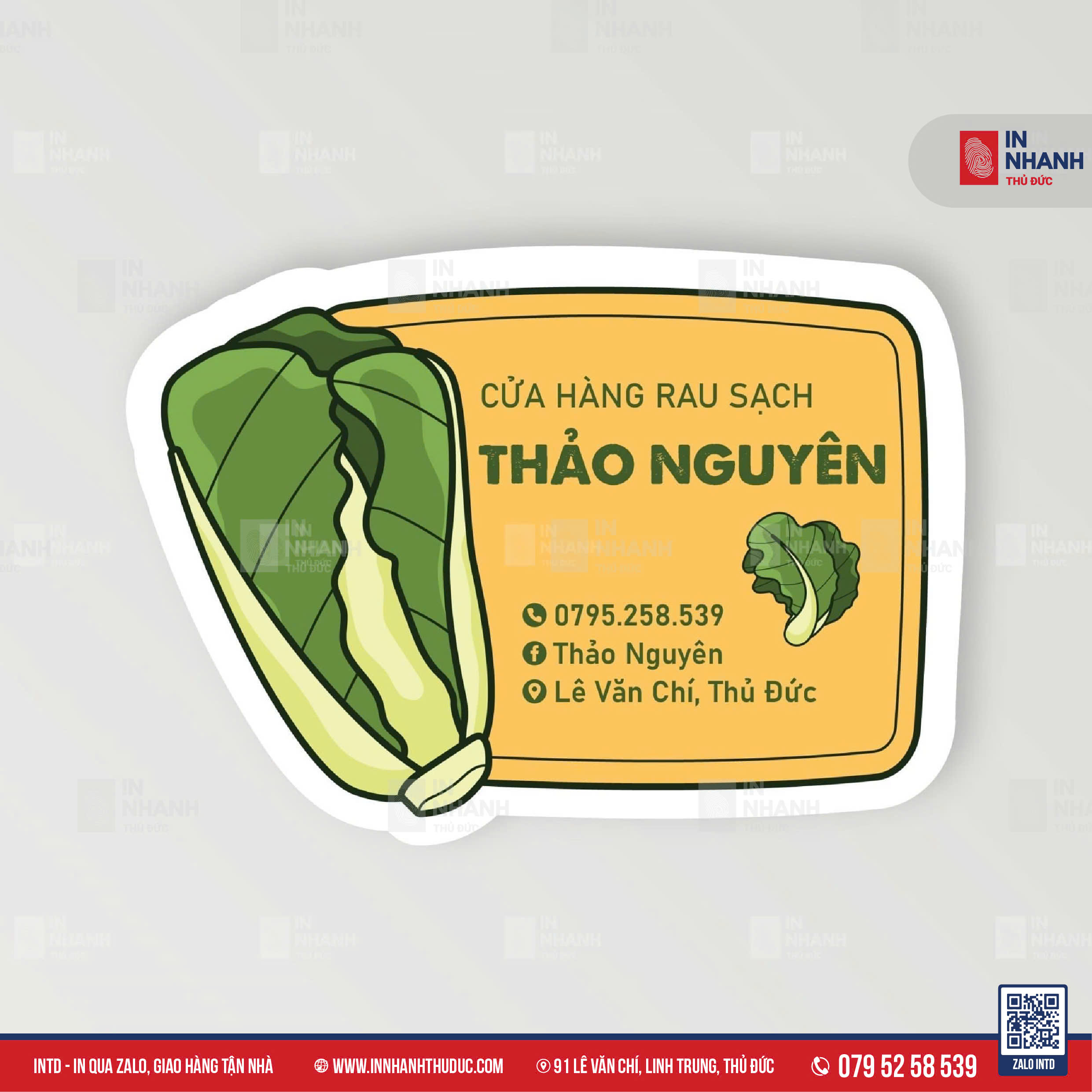  In Ấn Tem Nhãn Thực Phẩm - In Nhanh thủ Đức - 0795258539