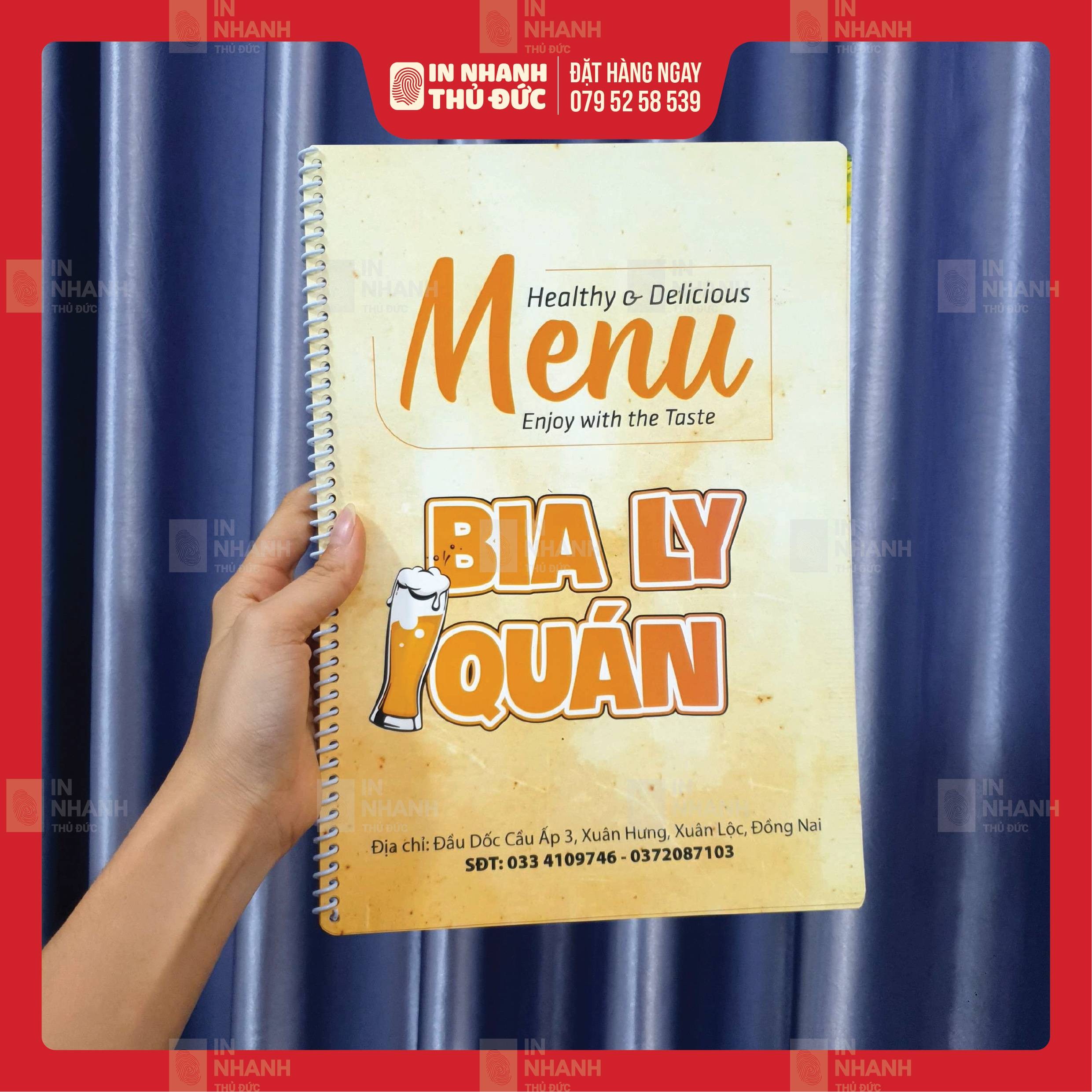 Hướng Dẫn Toàn Diện Về In Menu - In nhanh thủ đức
