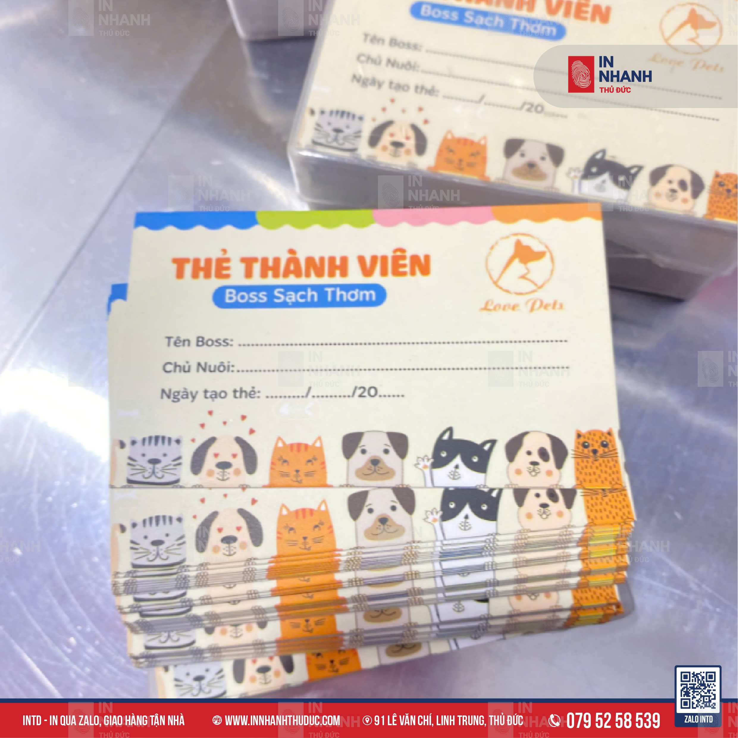 In Thẻ Thành Viên - In Nhanh Thủ Đức
