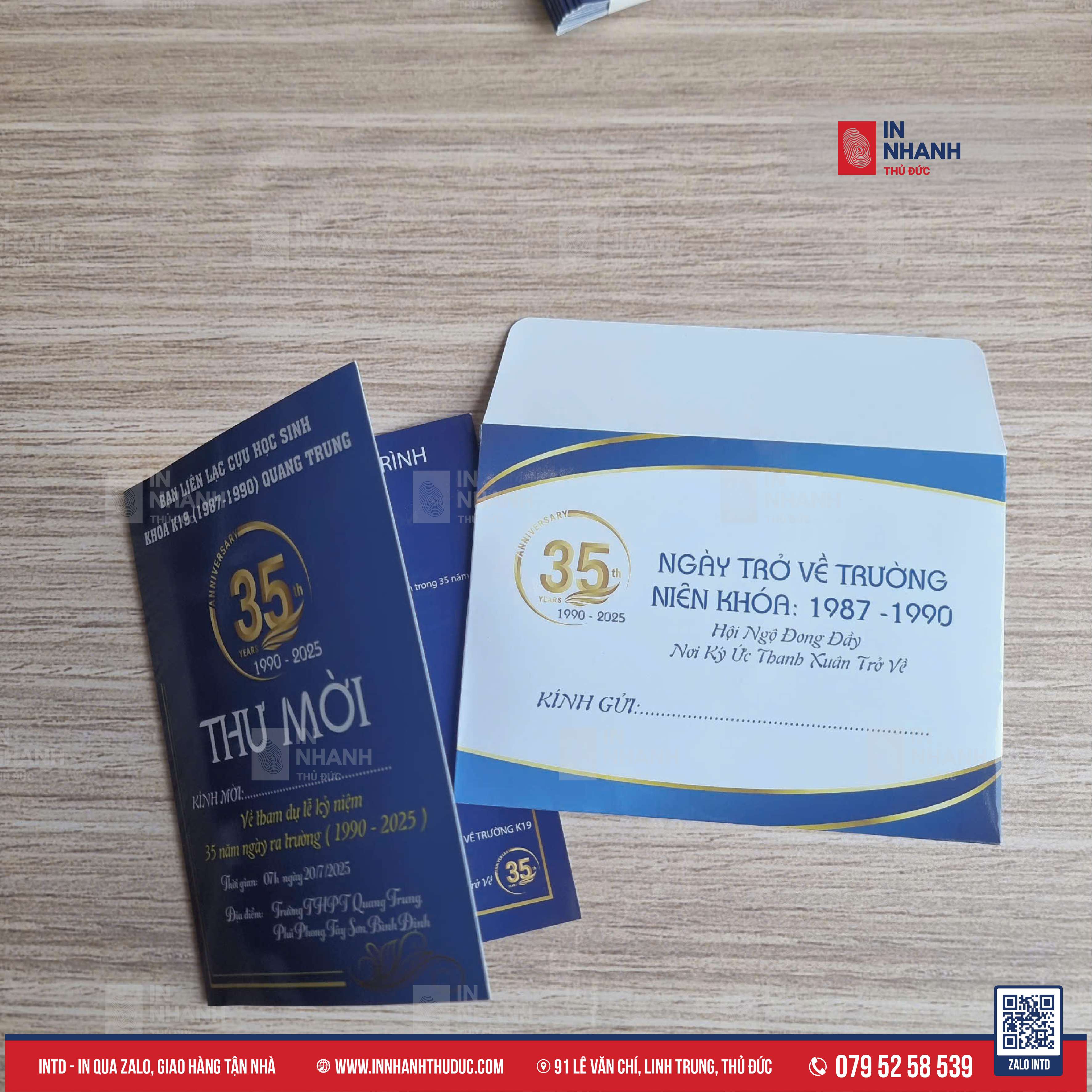 Bao thư - Thiệp - In Nhanh Thủ Đức