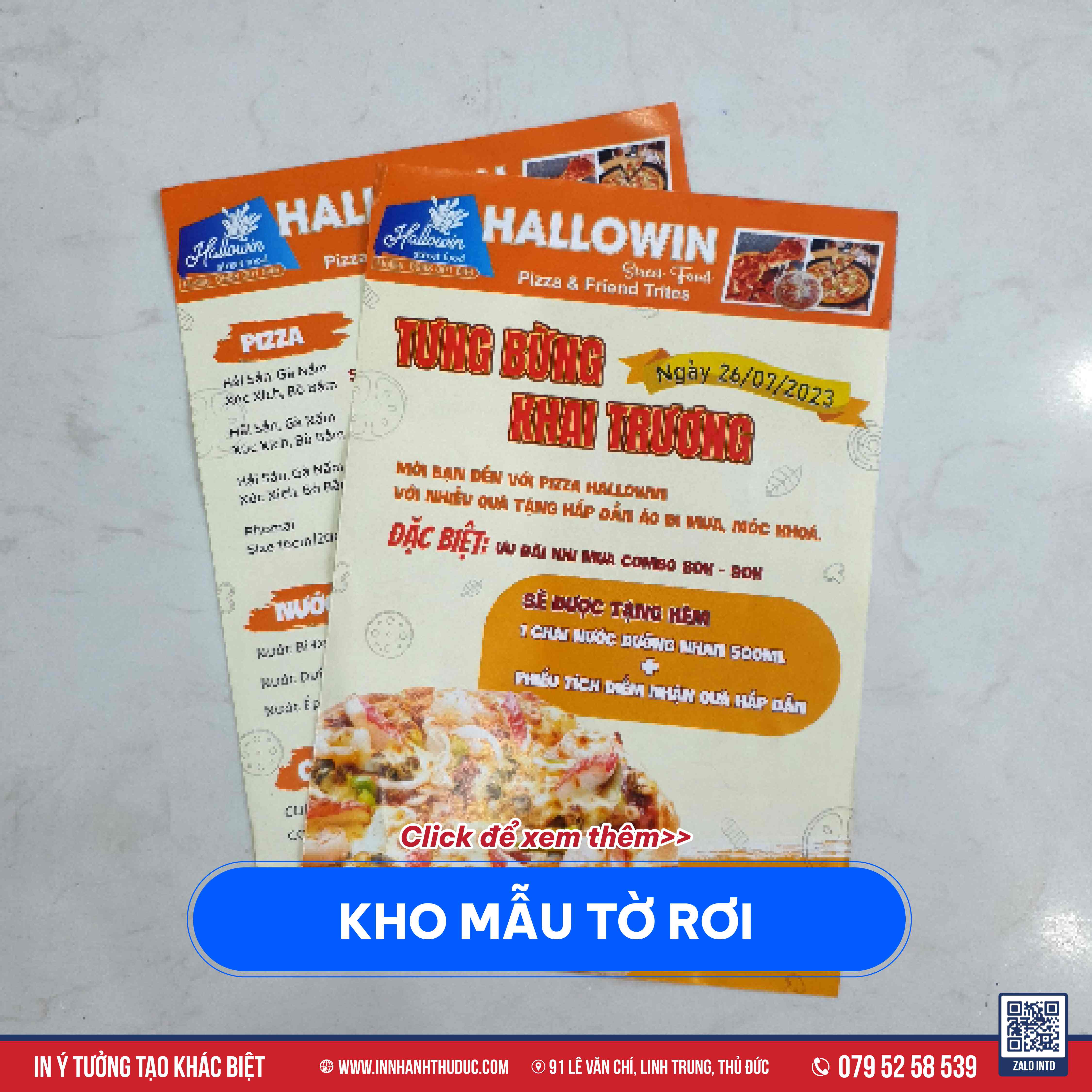 IN ẤN TỜ RƠI - IN NHANH THỦ ĐỨC - 0795258539