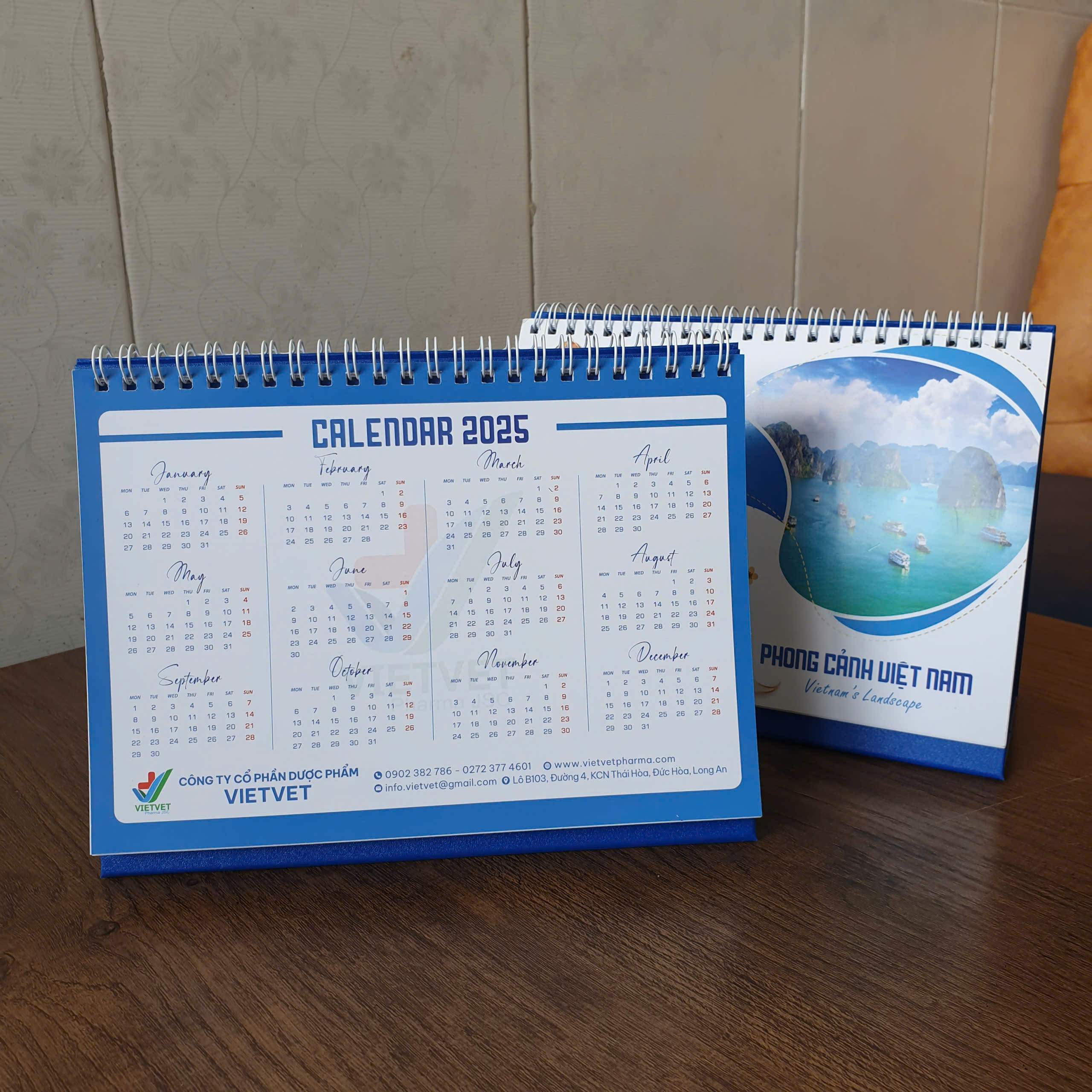 Lịch để bàn 10