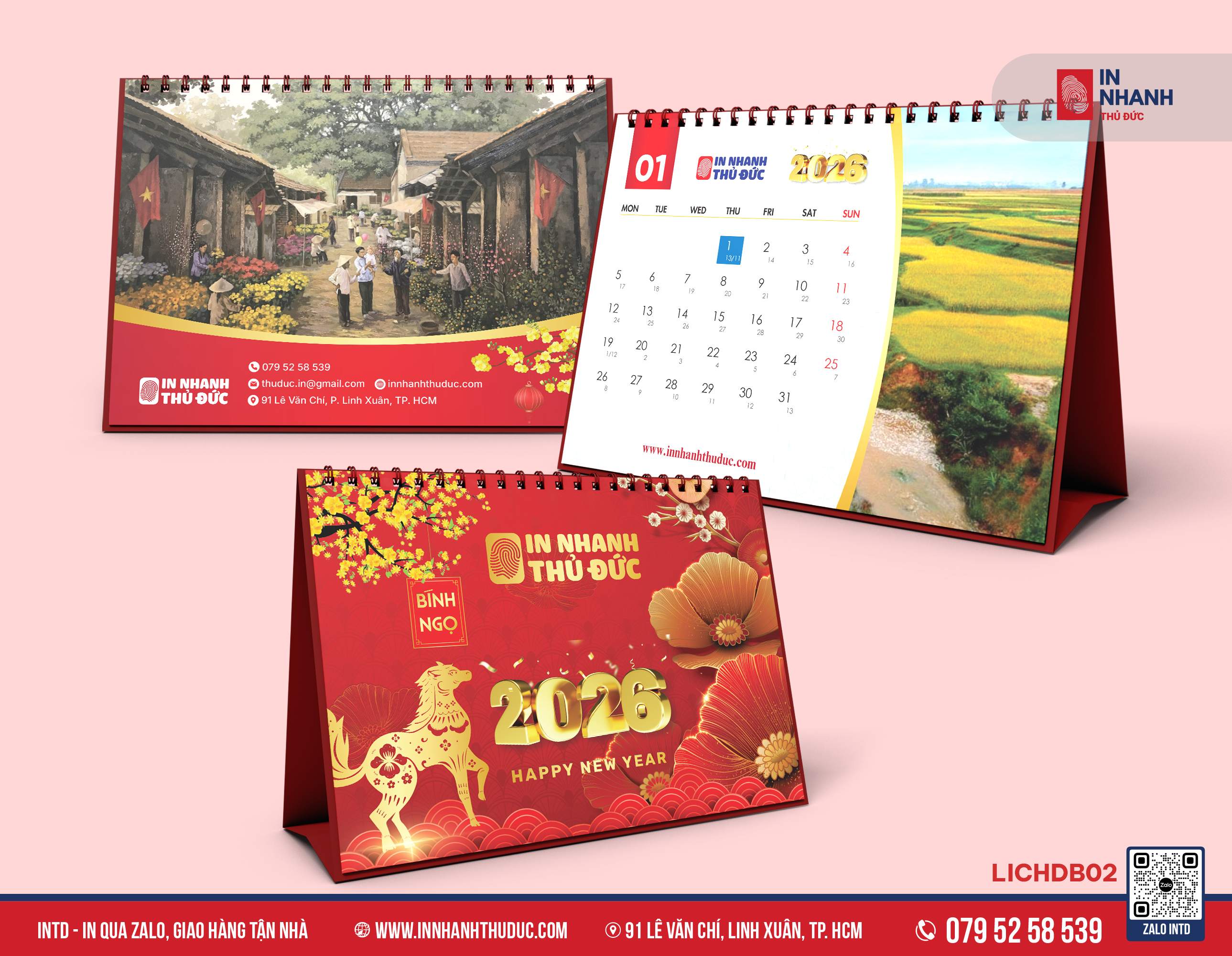 Lịch để bàn 7