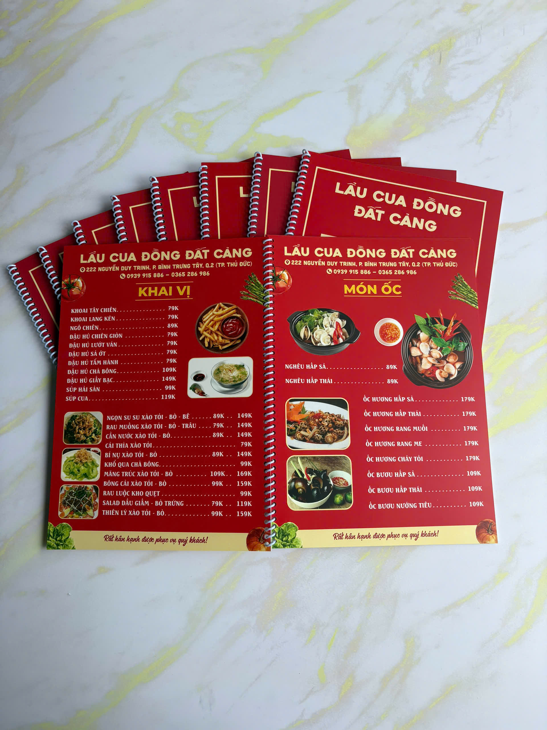 MENU NHỰA - IN NHANH THỦ ĐỨC