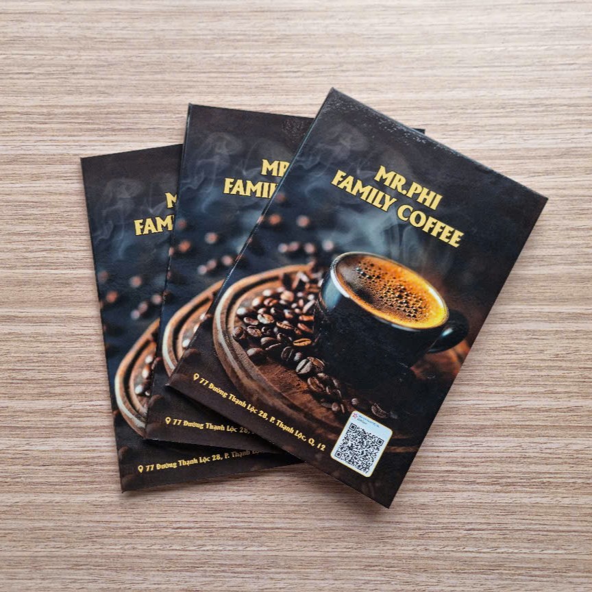 Menu bồi carton - In nhanh thủ đức