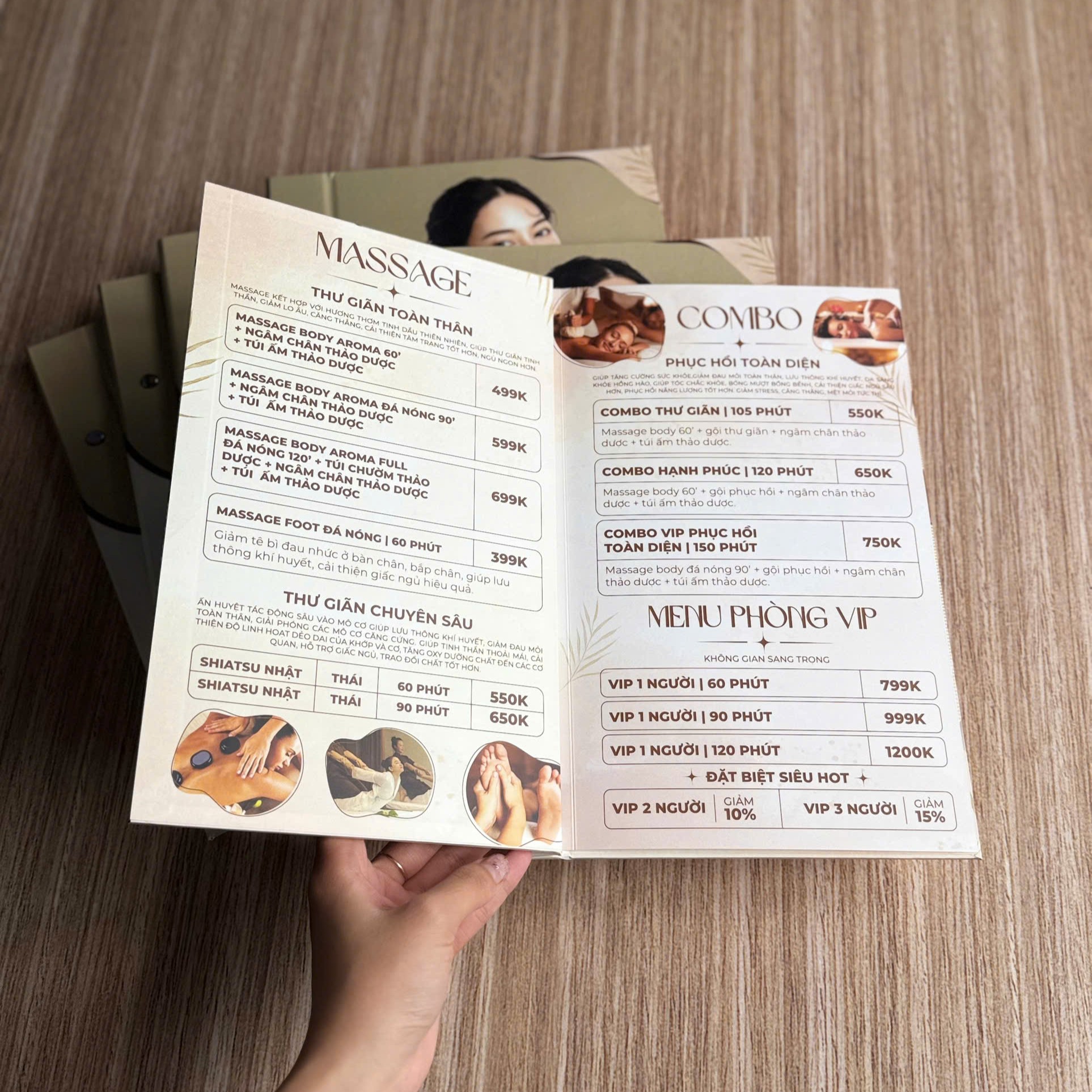 Menu bồi carton - In nhanh thủ đức