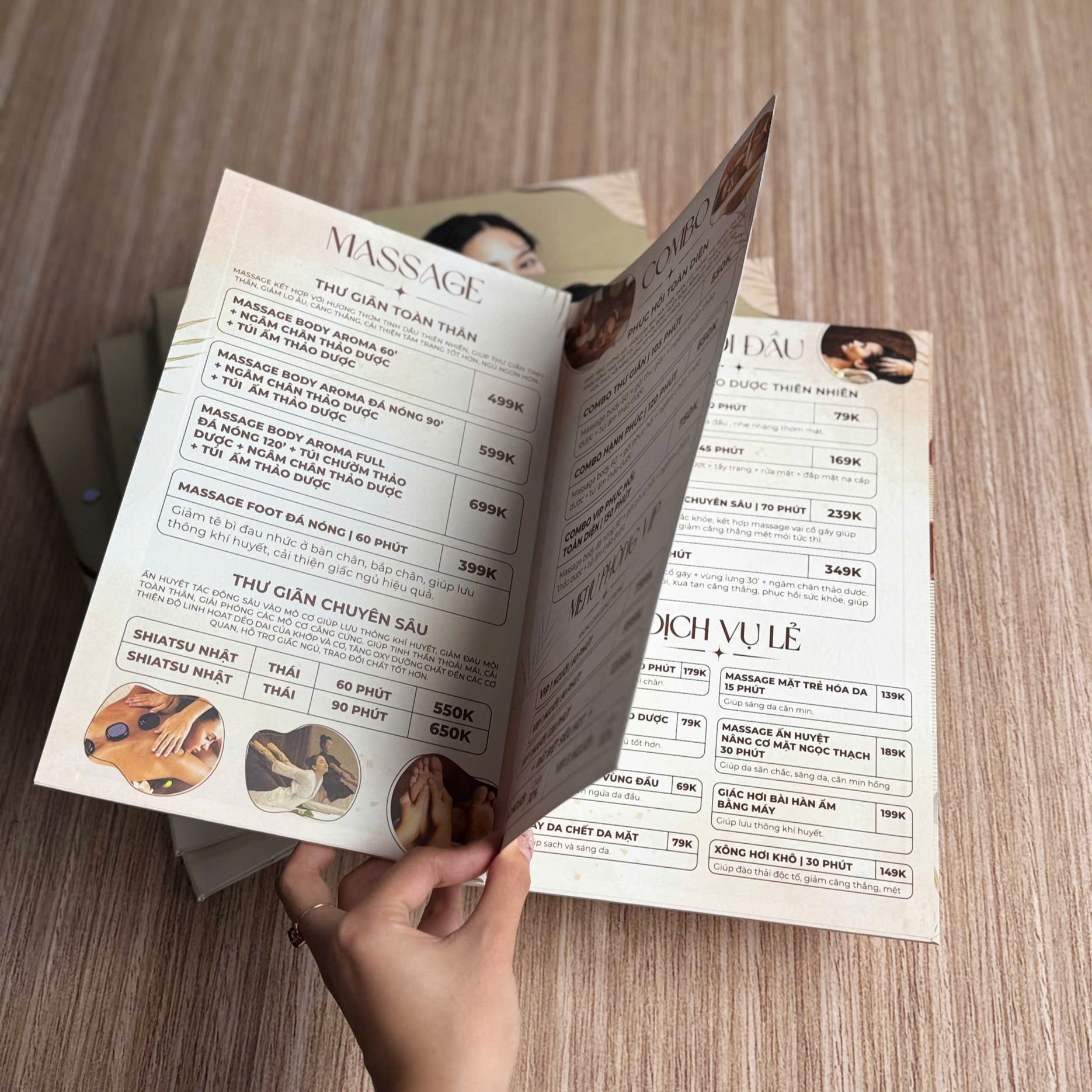 Menu bồi carton - In nhanh thủ đức
