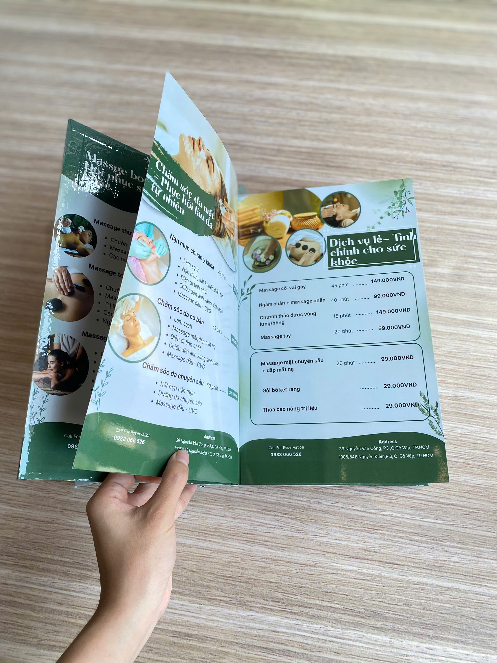 Menu bồi carton - In nhanh thủ đức