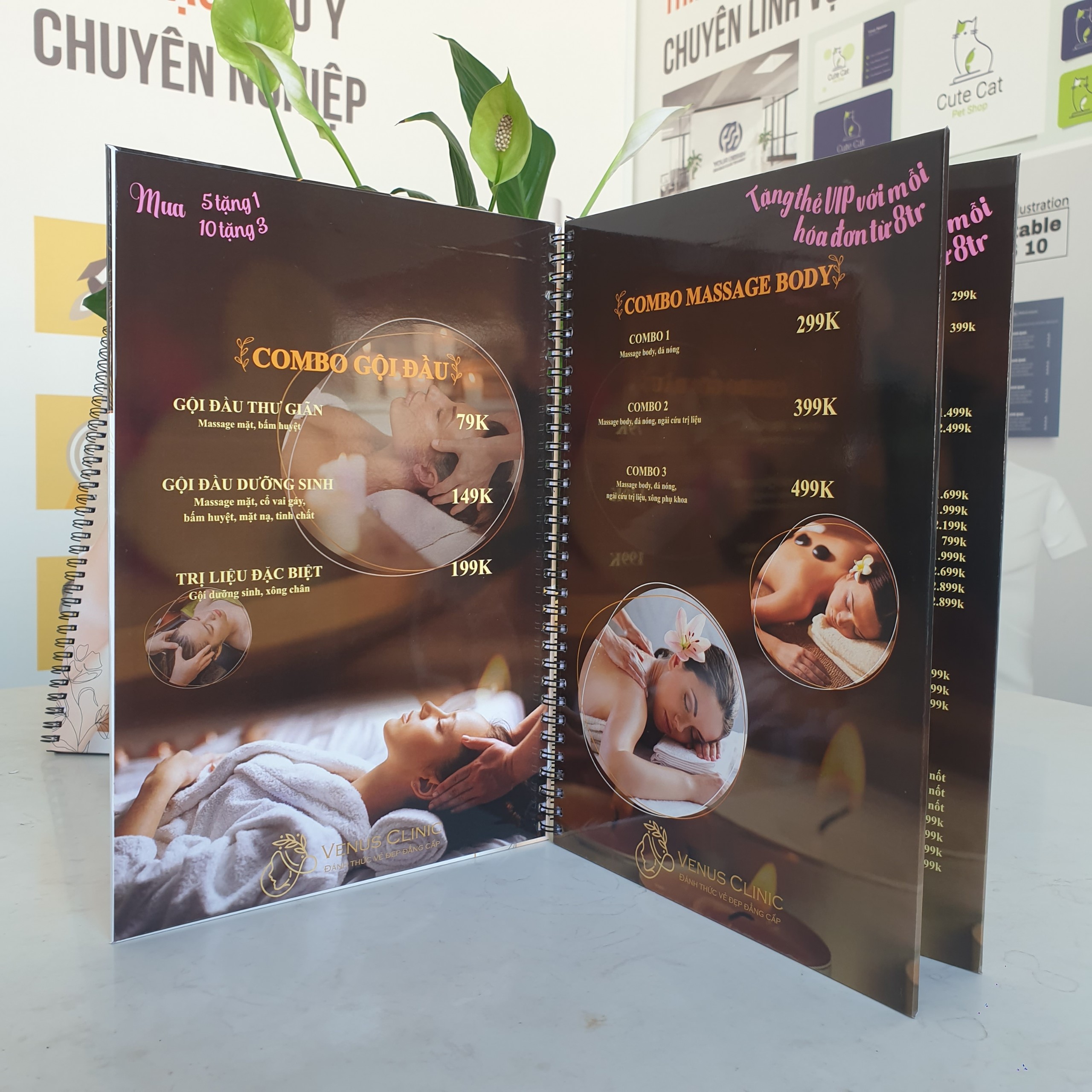 Menu bồi carton - In nhanh thủ đức